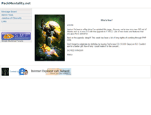 Tablet Screenshot of packmentality.net